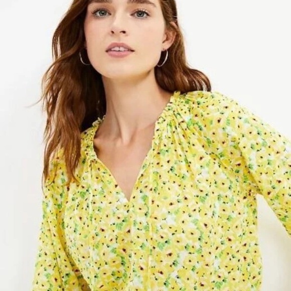 Loft Floral Bloom Blouse - Picture 2 of 4